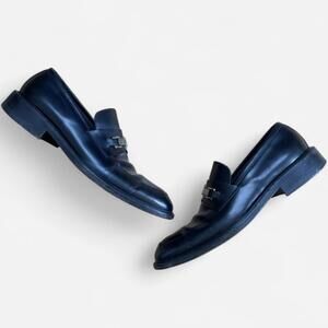 Gucci Horse-bit Style Leather Loafers